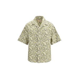 Marni Men Short-Sleeve All-Over Print Shirt